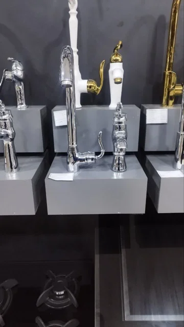 شیر ظرفشویی لادن کروم طوفان فلز تصاویر