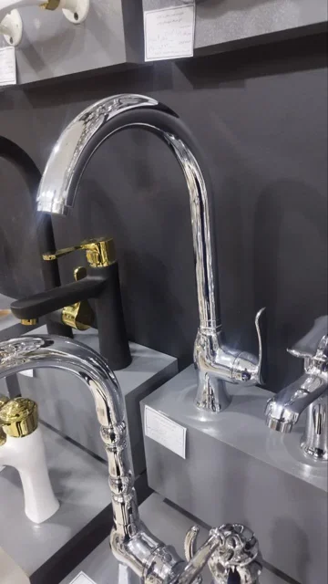 شیر ظرفشویی دمو کروم طوفان فلز